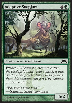 Adaptive Snapjaw - Gatecrash (Common) [GTC-113] Main image