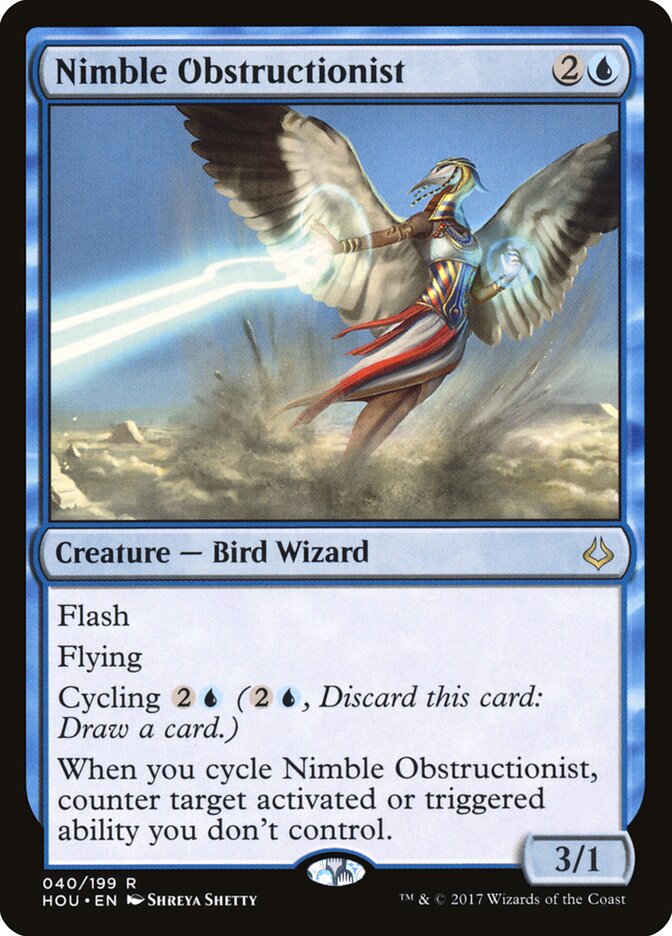 Nimble Obstructionist - Hour of Devastation (Rare) [HOU-40]