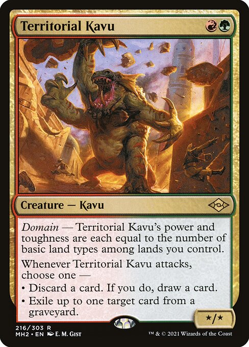 Territorial Kavu – Modern Horizons 2 (MH2-216) Magic: The Gathering card
