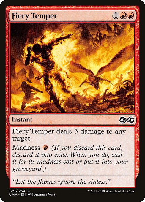 Fiery Temper – Ultimate Masters (UMA-129) Magic: The Gathering card | LC-REM-20260804-15609027952972-2610d0e0-2824-4d40-816b-e487ac8f0e03