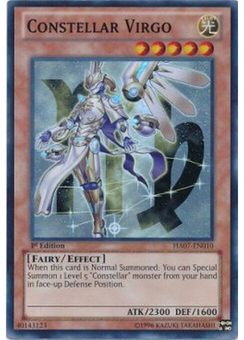 Constellar Virgo — Hidden Arsenal 7 (HA07-010) Yu-Gi-Oh! card Imagen principal del producto