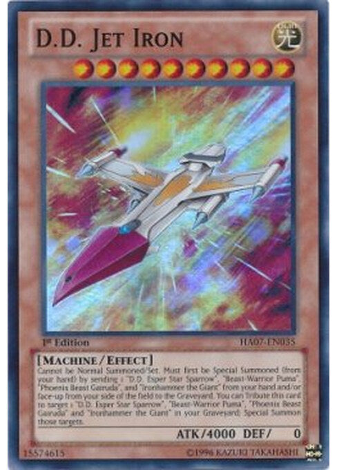 D.D. Jet Iron — Hidden Arsenal 7 (HA07-035) Yu-Gi-Oh! card Imagen principal del producto