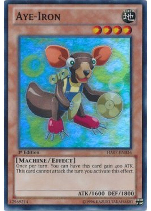 Aye-Iron — Hidden Arsenal 7 (HA07-036) Yu-Gi-Oh! card Imagen principal del producto