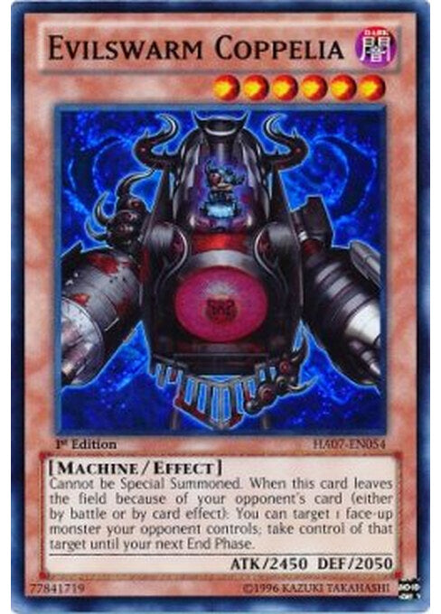Evilswarm Coppelia — Hidden Arsenal 7 (HA07-054) Yu-Gi-Oh! card Imagen principal del producto