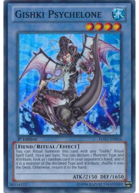 Gishki Psychelone — Hidden Arsenal 7 (HA07-056) Yu-Gi-Oh! card Hauptbild