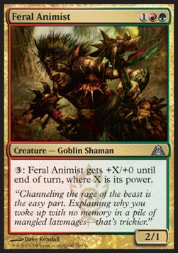 Feral Animist - Dragon's Maze (Uncommon) [DGM-70] Imagen principal del producto