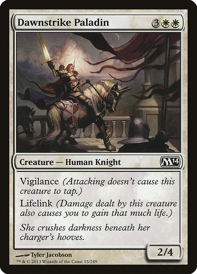 Dawnstrike Paladin - Magic 2014 (Common) [M14-15] Main image