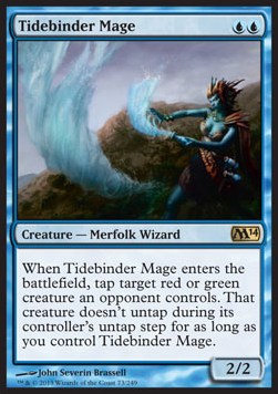 Tidebinder Mage - Magic 2014 (Rare) [M14-73] Hover Image