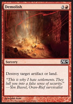 Demolish - Magic 2014 (Common) [M14-136] Image principale du produit