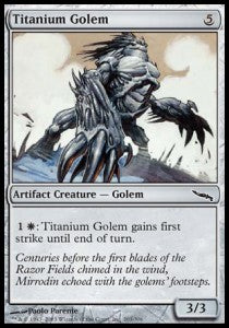 Titanium Golem - Mirrodin (Common) [MRD-263] Hoofdafbeelding