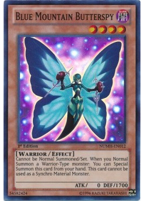 Blue Mountain Butterspy — Number Hunters (NUMH-012) Yu-Gi-Oh! card Main image