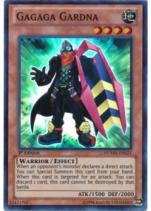 Gagaga Gardna — Number Hunters (NUMH-021) Yu-Gi-Oh! card Main image