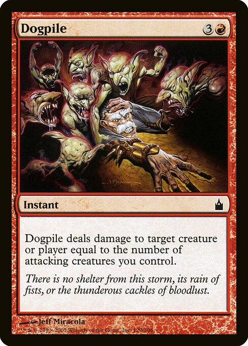 Dogpile – Ravnica: City of Guilds (RAV-120) Magic: The Gathering card Hauptbild