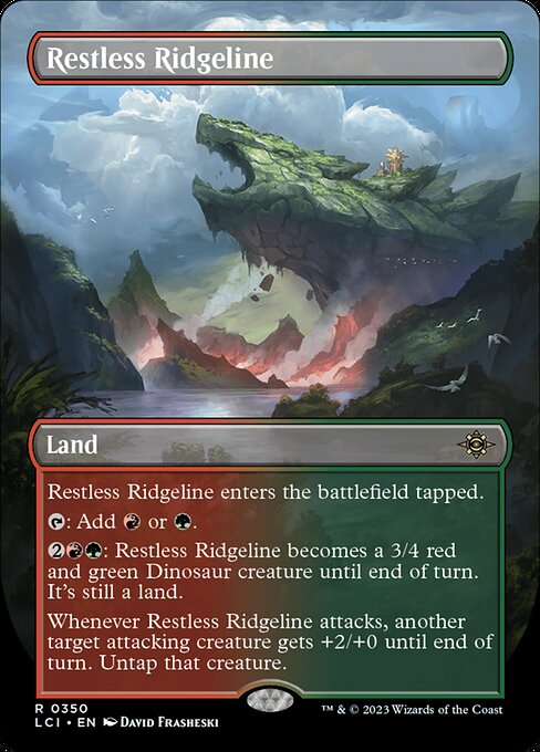 Restless Ridgeline – The Lost Caverns of Ixalan (LCI-350) Magic: The Gathering card | LC-REM-20260804-15393086144844-2634eb9f-d797-4af4-90d3-7a39fae8300b