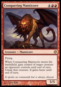 Conquering Manticore - Duel Decks: Heroes vs. Monsters (Rare) [DDL-55] Imagen principal del producto