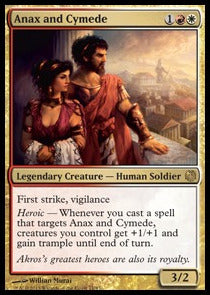 Anax and Cymede - Duel Decks: Heroes vs. Monsters (Rare) [DDL-11] Hover Image