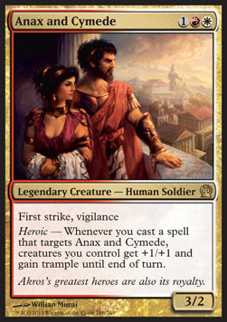 Anax and Cymede - Theros (Rare) [THS-186] Hover Image