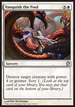 Vanquish the Foul - Theros (Uncommon) [THS-35] Immagine principale del prodotto