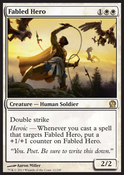 Fabled Hero - Theros (Rare) [THS-12] Immagine principale del prodotto