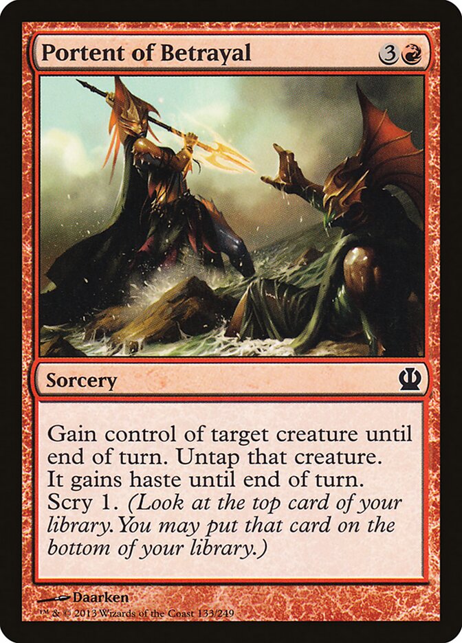 Portent of Betrayal - Theros (Common) [THS-133] Main image
