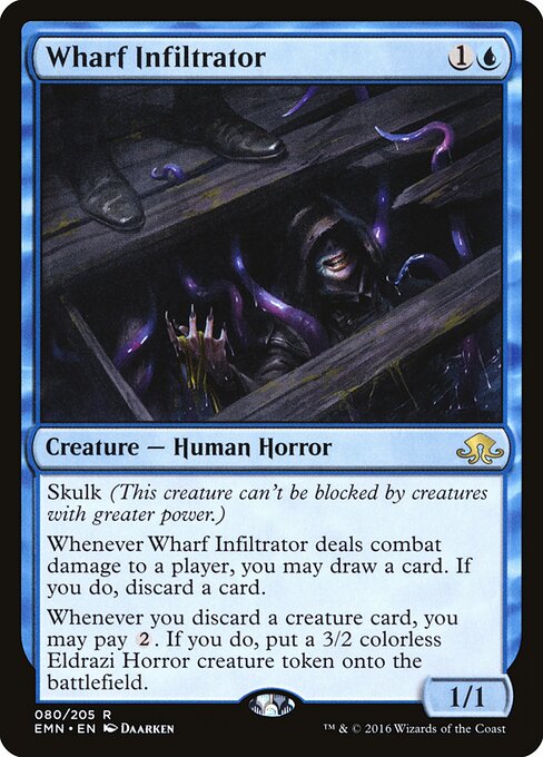 Wharf Infiltrator – Eldritch Moon (EMN-80) Magic: The Gathering card | LC-REM-20260804-15150644494668-264baa9a-67fc-4903-9ed8-a4ce6912a184