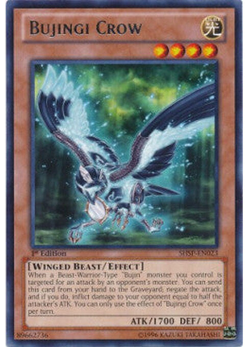 Bujingi Crow — Shadow Specters (SHSP-023) Yu-Gi-Oh! card Hauptbild