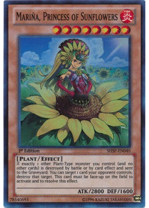 Mariña, Princess of Sunflowers — Shadow Specters (SHSP-040) Yu-Gi-Oh! card Main image