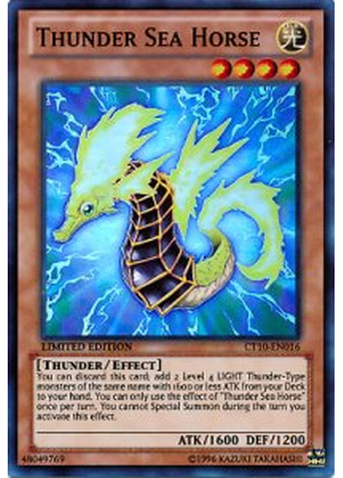 Thunder Sea Horse — Collector's Tins 2013 (CT10-016) Yu-Gi-Oh! card Hauptbild