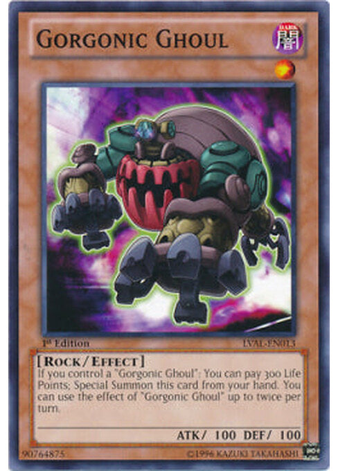 Gorgonic Ghoul — Legacy of the Valiant (LVAL-013) Yu-Gi-Oh! card Immagine principale del prodotto