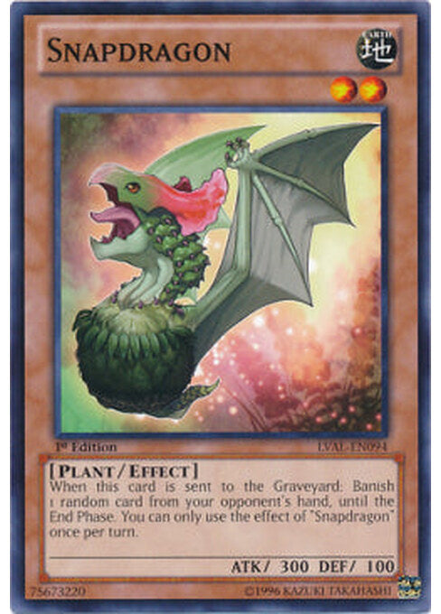 Snapdragon — Legacy of the Valiant (LVAL-094) Yu-Gi-Oh! card Immagine principale del prodotto