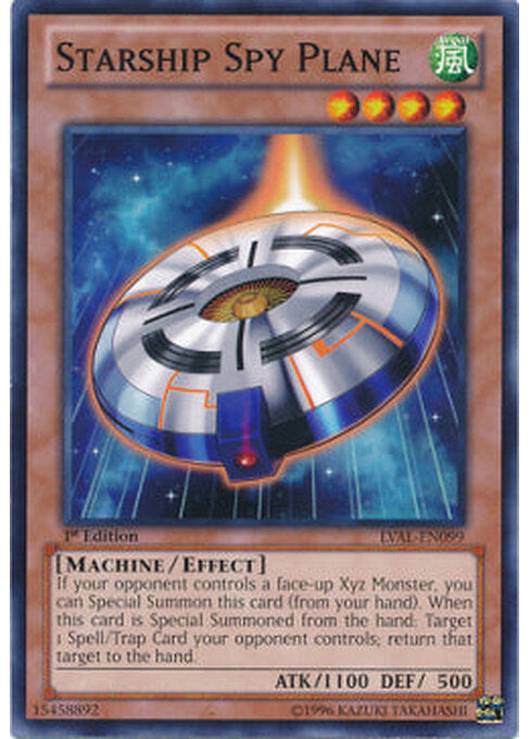 Starship Spy Plane — Legacy of the Valiant (LVAL-099) Yu-Gi-Oh! card Immagine principale del prodotto