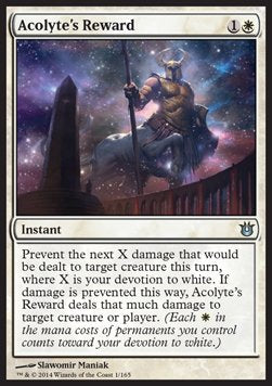 Acolyte's Reward - Born of the Gods (Uncommon) [BNG-1] Hauptbild