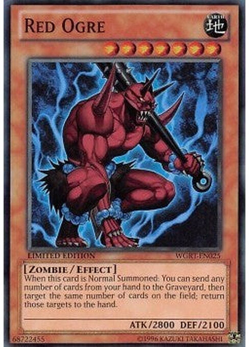 Red Ogre — War of the Giants Reinforcements (WGRT-025) Yu-Gi-Oh! card Hauptbild
