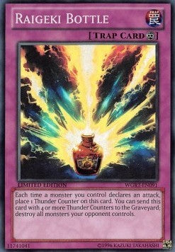 Raigeki Bottle - War of the Giants Reinforcements (Super Rare) [WGRT-091] Hover Image