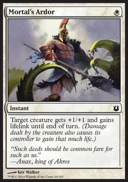 Mortal's Ardor - Born of the Gods (Common) [BNG-20] Hauptbild