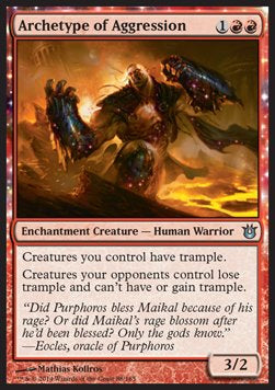 Archetype of Aggression - Born of the Gods (Uncommon) [BNG-88] Hover Image