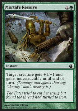 Mortal's Resolve - Born of the Gods (Common) [BNG-127]