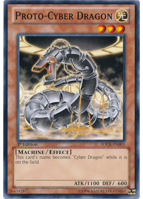 Proto-Cyber Dragon — Structure Deck: Cyber Dragon Revolution (SDCR-005) Yu-Gi-Oh! card Hauptbild
