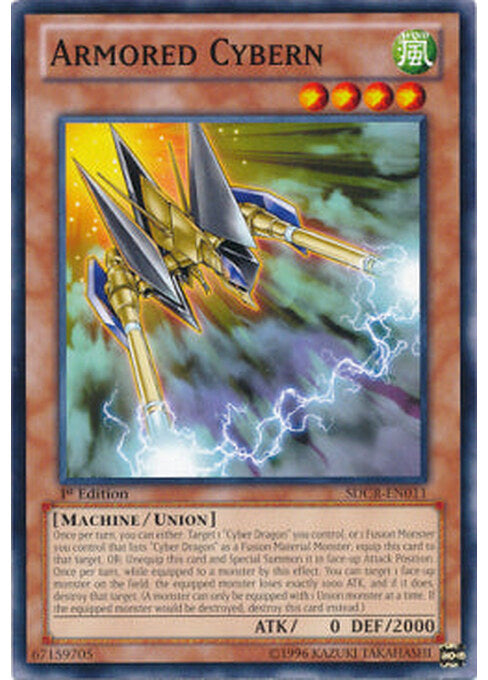 Armored Cybern — Structure Deck: Cyber Dragon Revolution (SDCR-011) Yu-Gi-Oh! card Hauptbild