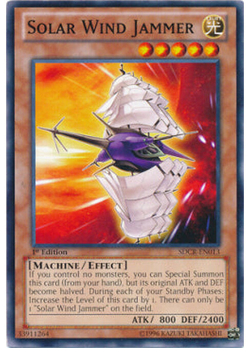 Solar Wind Jammer — Structure Deck: Cyber Dragon Revolution (SDCR-013) Yu-Gi-Oh! card Hauptbild