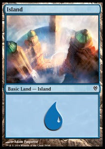 Island (V.3) - Duel Decks: Jace vs. Vraska (Land) [DDM-39]