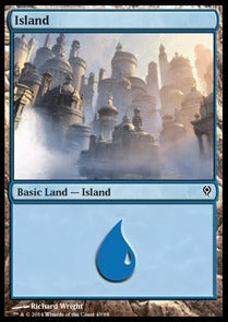 Island (V.4) - Duel Decks: Jace vs. Vraska (Land) [DDM-40]