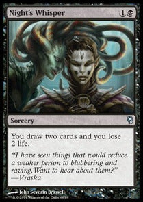 Night's Whisper - Duel Decks: Jace vs. Vraska (Uncommon) [DDM-68] Immagine principale del prodotto