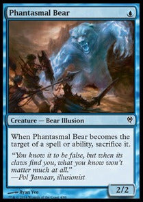 Phantasmal Bear - Duel Decks: Jace vs. Vraska (Common) [DDM-4] Immagine principale del prodotto