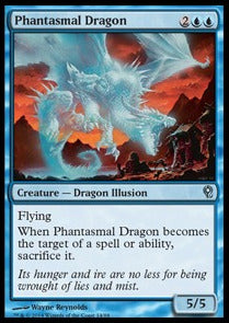 Phantasmal Dragon - Duel Decks: Jace vs. Vraska (Uncommon) [DDM-14] Hauptbild