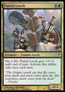 Putrid Leech - Duel Decks: Jace vs. Vraska (Common) [DDM-51] Immagine principale del prodotto