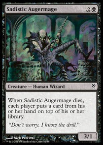 Sadistic Augermage - Duel Decks: Jace vs. Vraska (Common) [DDM-52] Immagine principale del prodotto