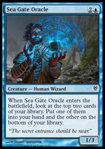 Sea Gate Oracle - Duel Decks: Jace vs. Vraska (Common) [DDM-10]
