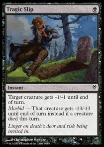Tragic Slip - Duel Decks: Jace vs. Vraska (Common) [DDM-66] Immagine principale del prodotto