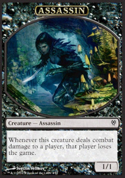 Assassin Token (Black 1/1) - Duel Decks: Jace vs. Vraska (Token) [DDM-T1]